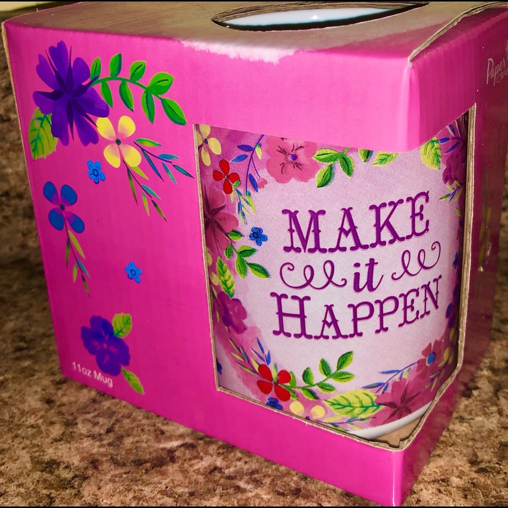 🌺 MOTIVATIONAL COFFEE MUG IN BOX 🌺 - Picture 1 of 11